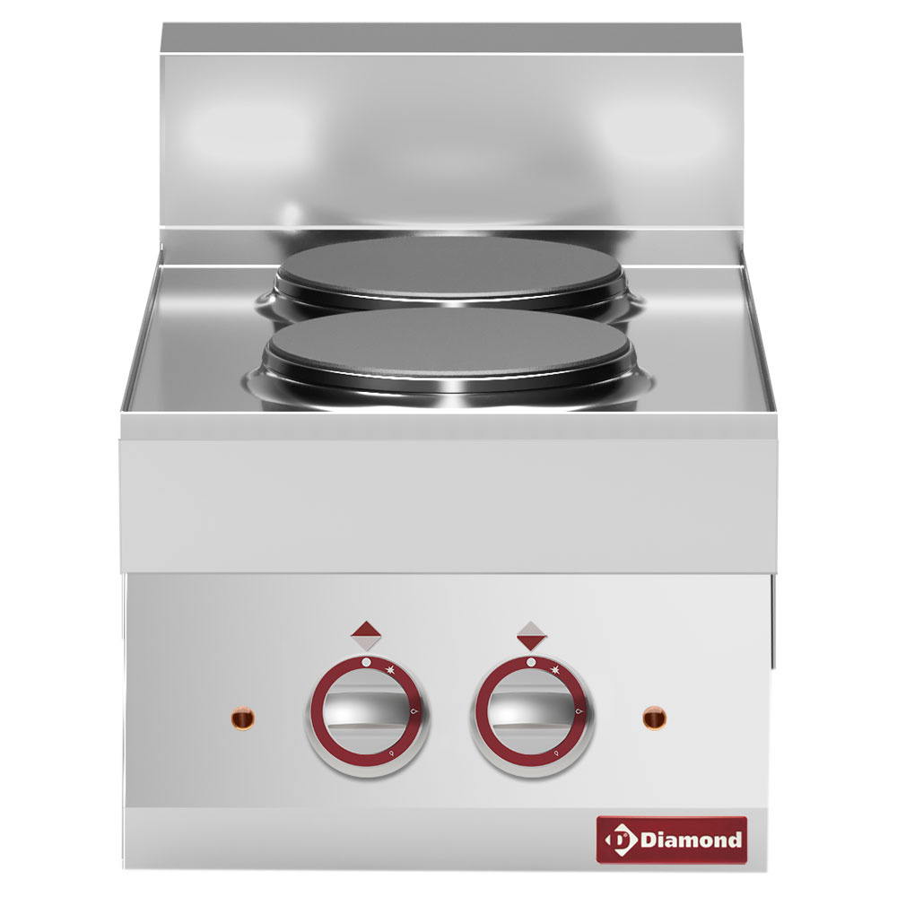 Diamond ELECTRIC Elektroherd 2 Platten mit runden Herdplatten "Alpha 650"