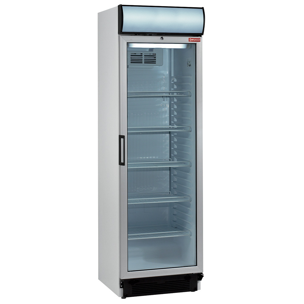 Diamond Vitrines T° positive & negative Belüftete Vitrine T° positiv, 380 Liter, mit Leuchtkasten