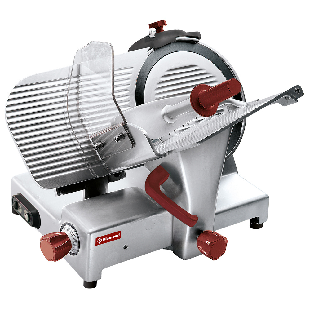 Diamond Aufschnittmaschine Professionelle Aufschnittmaschine, schräg. Messer, Ø 350 mm
