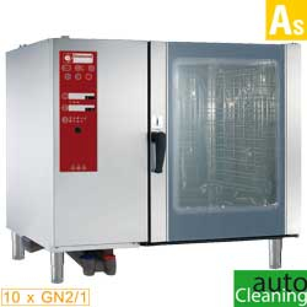 Diamond ELECTRIC Kombidämpfer mit Boiler & Konvektion 10x GN2/1 + Reinigung