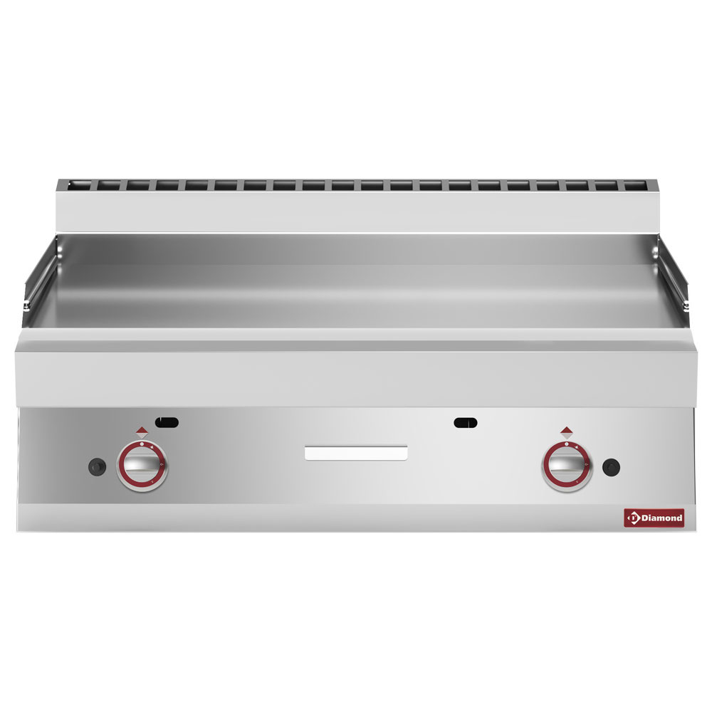 Diamond Kochserie Modular ALPHA 650 Gas Grillplatte, EXTRA BREIT glatt