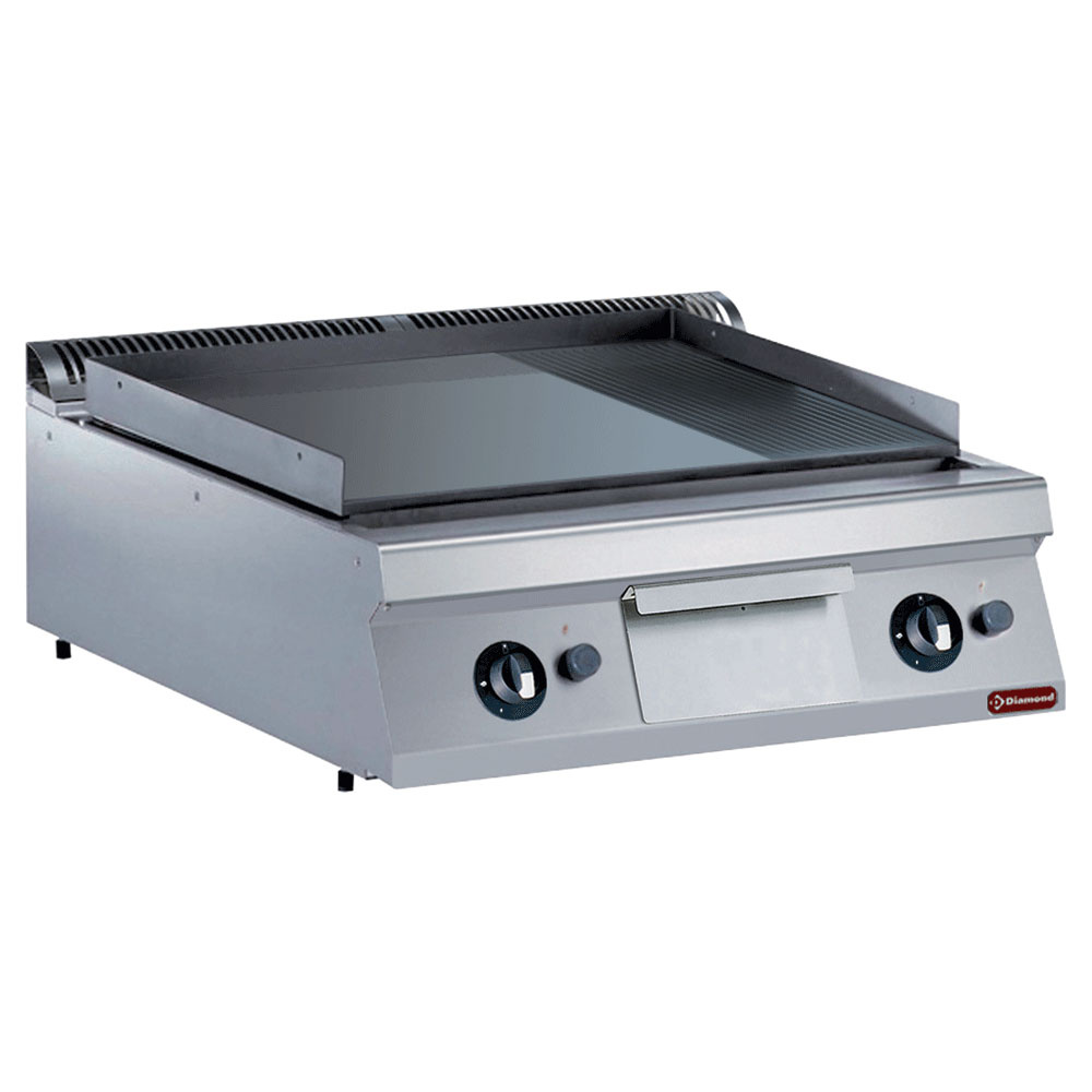 Diamond GAS Gas Grillplatte 2/3 glatt und 1/3 gerillt -TOP-