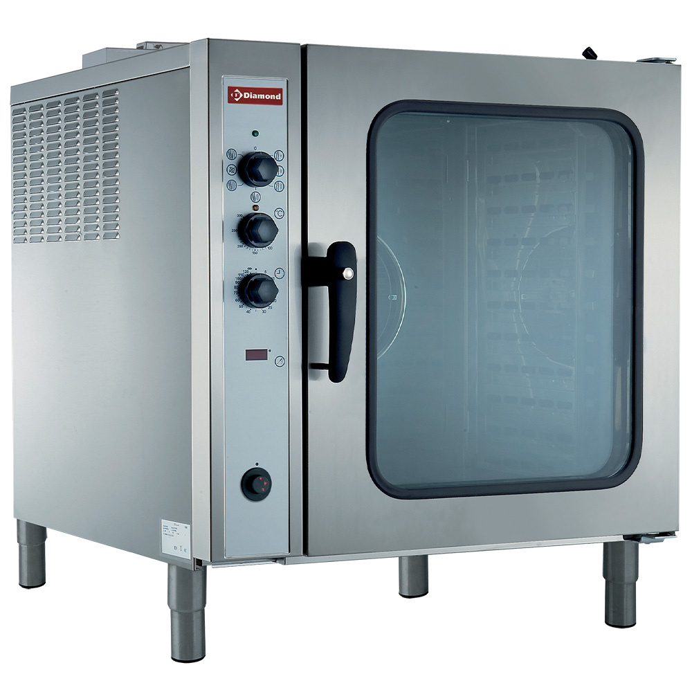 Diamond 10x GN 1/1 - ELECTRIC Elektro-Konvektionsofen 10x GN 1/1, mit Luftbefeuchter