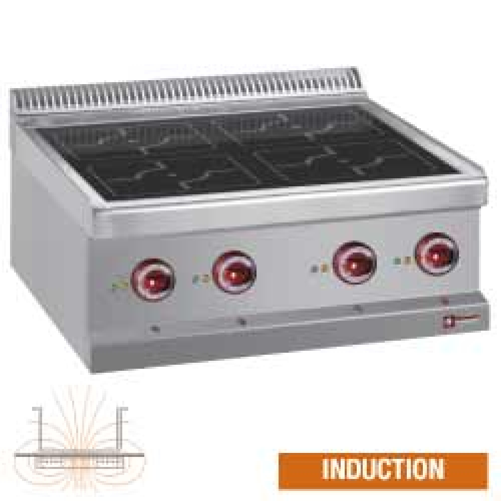 Diamond Kochserie OPTIMA 700 Elektroherd, 4 Induktionszonen -TOP-