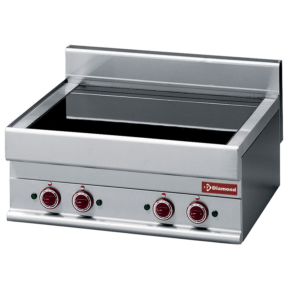 Diamond ELECTRIC - VITROCERAMIC Elektroherd 4 Cerankochflächen -Top-