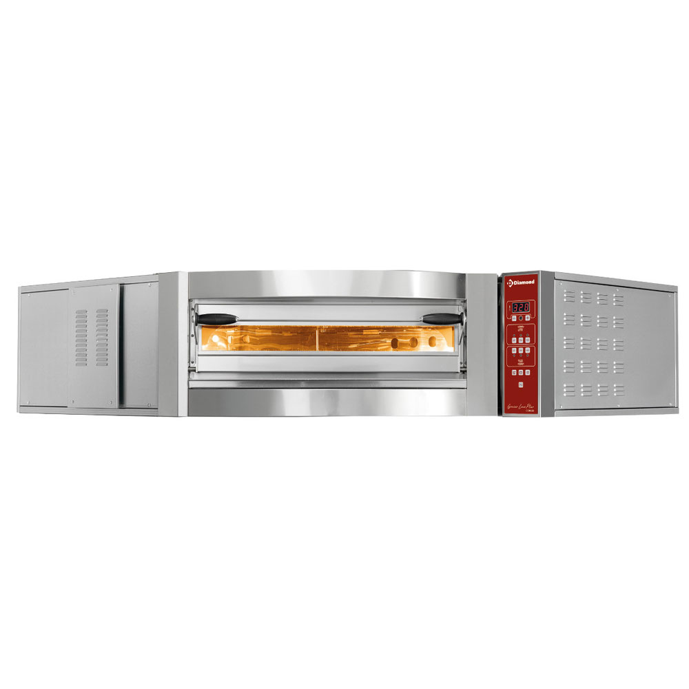 Diamond ELECTRIC / DIGITAL Elekt.Pizzaofen zur Aufstellung in der Raumecke, 8 Pizzen à Ø 350mm