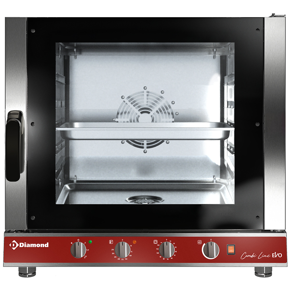 Diamond Kombidämpfer Direkt Elektroofen Dampf/Konvektion 5x GN 1/1 mechanisch