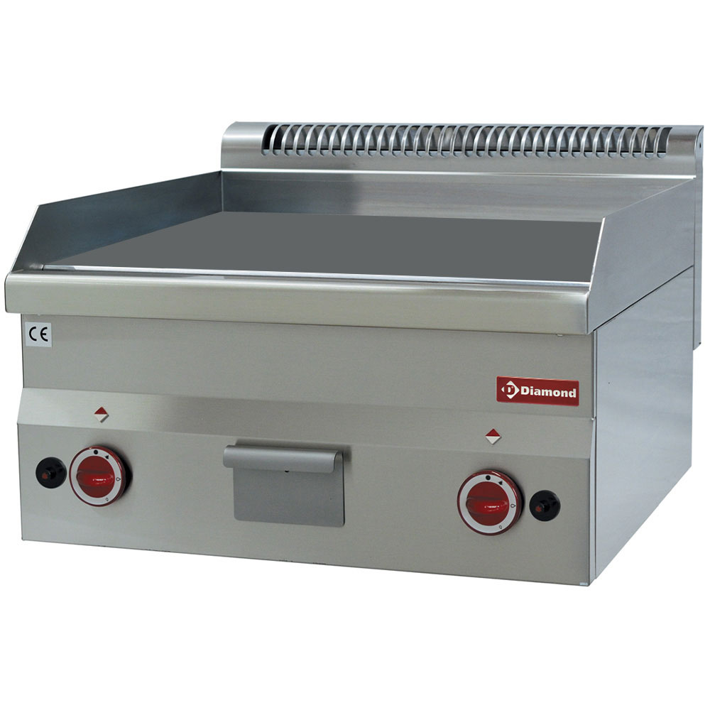 Diamond Kochserie PRO 600 Gas Grillplatte, glatt -Top-