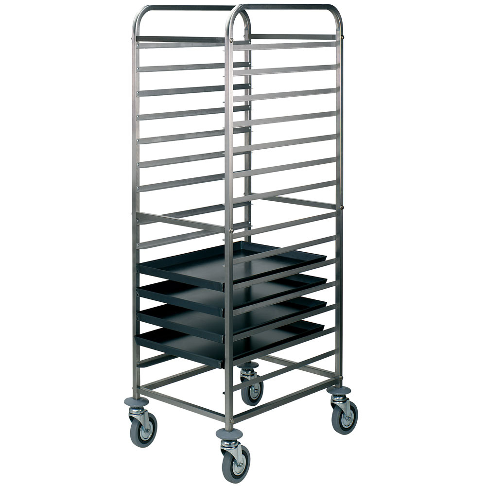 Diamond Regalwagen Tablettwagen für Bleche 20x 600x400, Abstand 75 mm