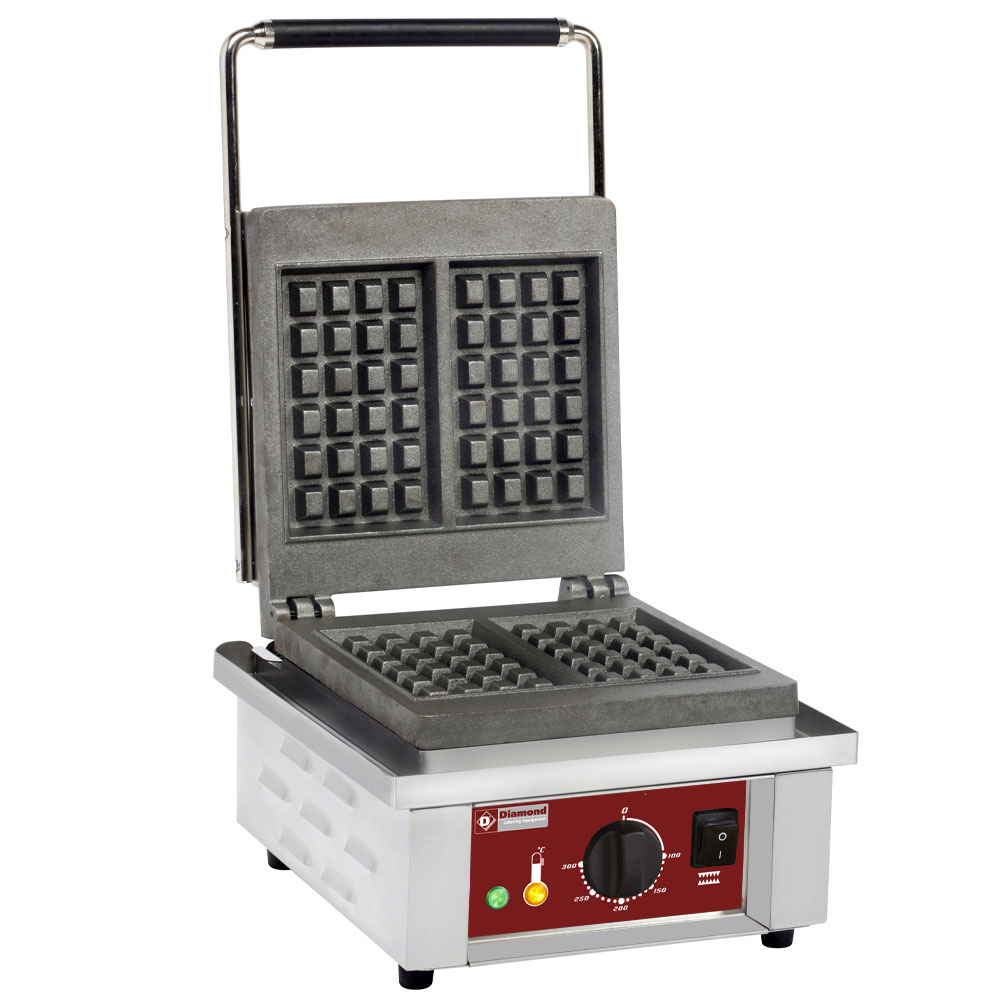 Diamond Waffelmaschinen Elektr. Waffeleisen 2 STK. "Modell Liege 4x6"