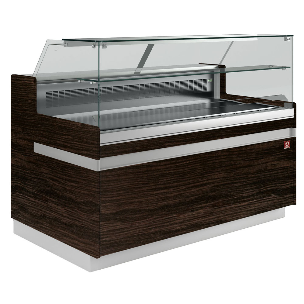 Diamond Vitrinen-Theken Kühl Verkaufstheke EN & GN, untere Glasscheibe, belüftet, ohne Reserve