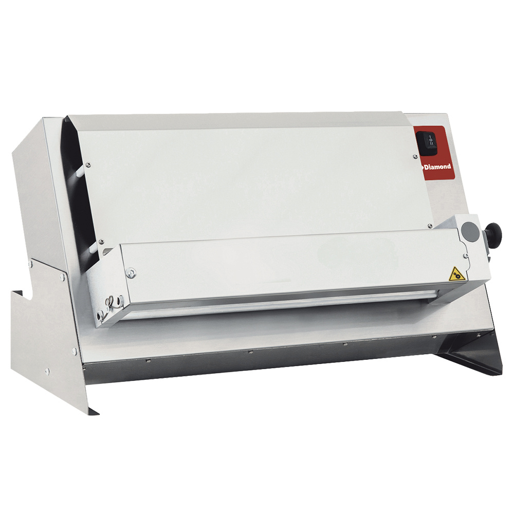 Diamond Teigausrollmaschine Teigausrollmaschine aus Edelstahl Ø 420 mm, 1 Rolle "Linear"