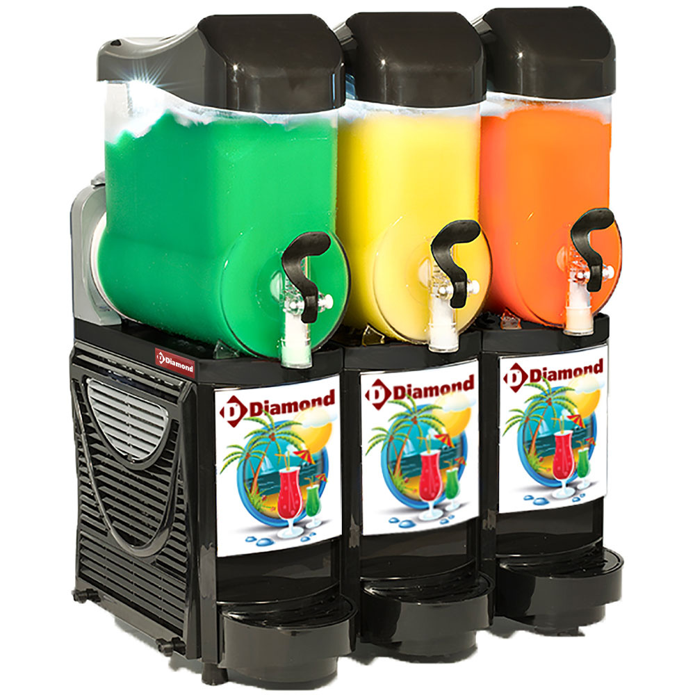 Diamond Granita- und Sorbet Despenser Granita Maschine/Spender, 3x 10 Liter
