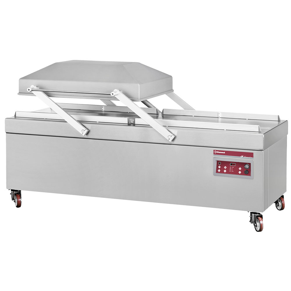 Diamond STANDARD Vakuummaschine,  Doppelkammer 1100x730x230 mm. - 250 m3/h