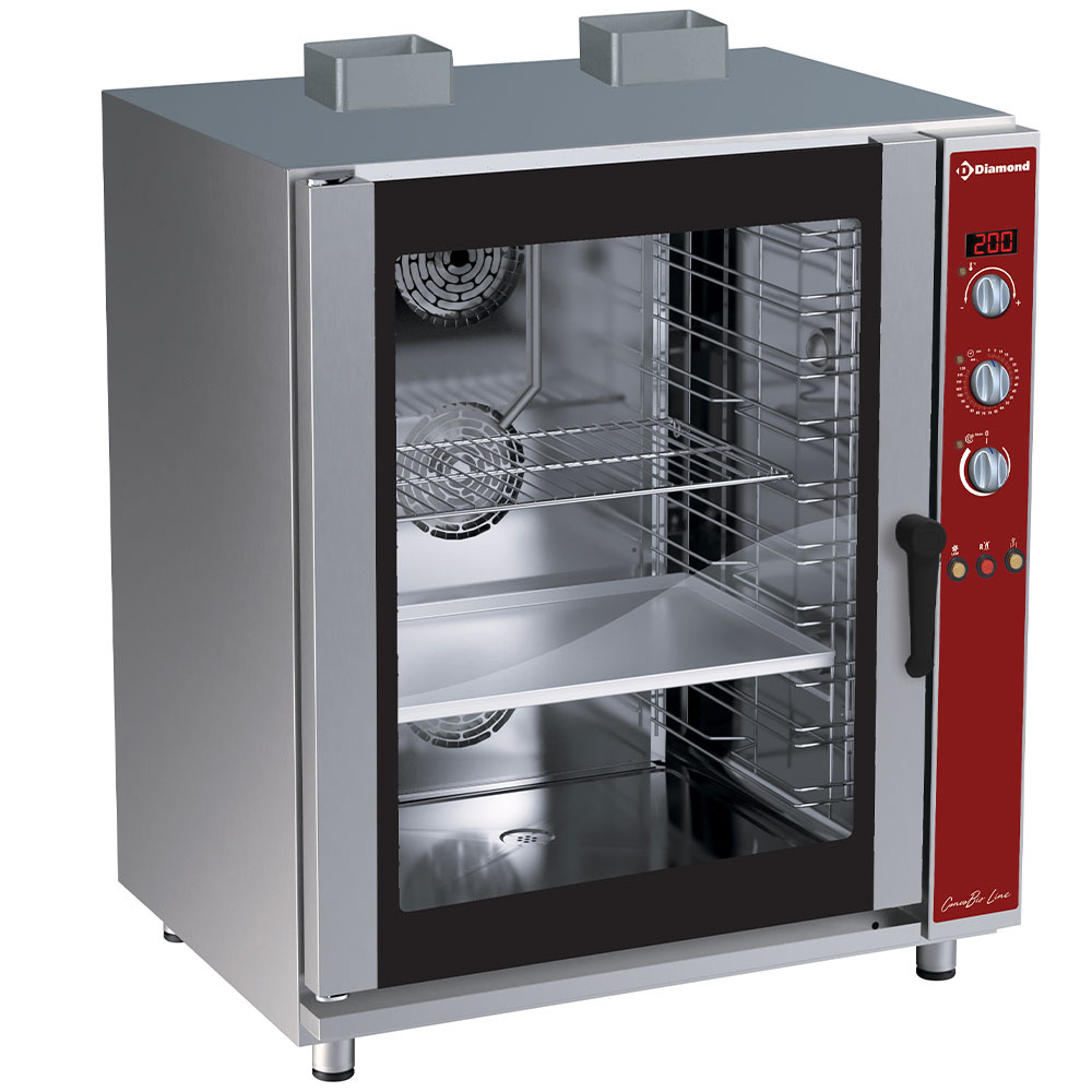 Diamond Baeckereioefen Gas Konvektionsofen 10x EN(GN) mit automatischer Befeuchtung