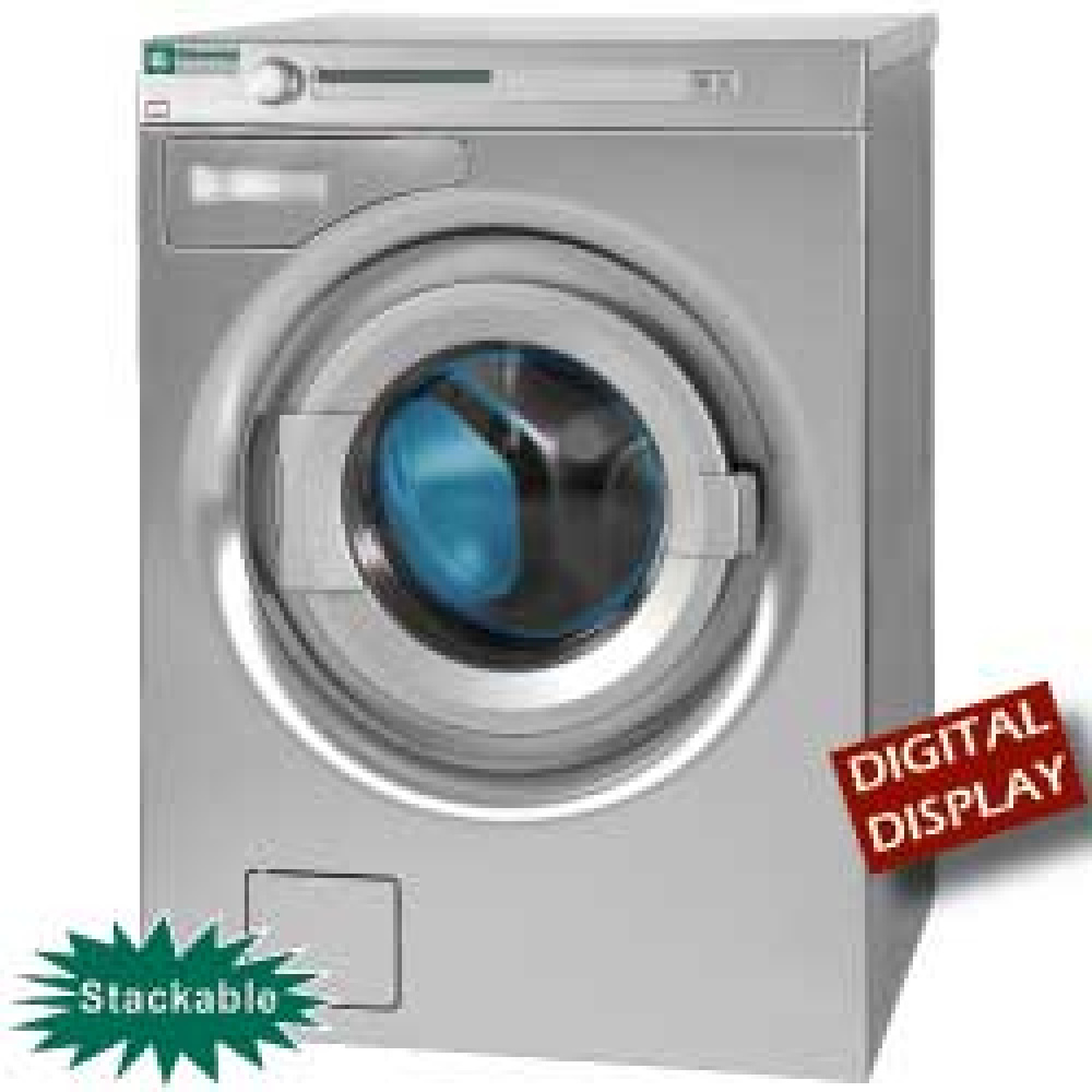 Diamond Waschmaschine Waschmaschine 7 kg "Edelstahl-Titanium", mit Ablaufpumpe