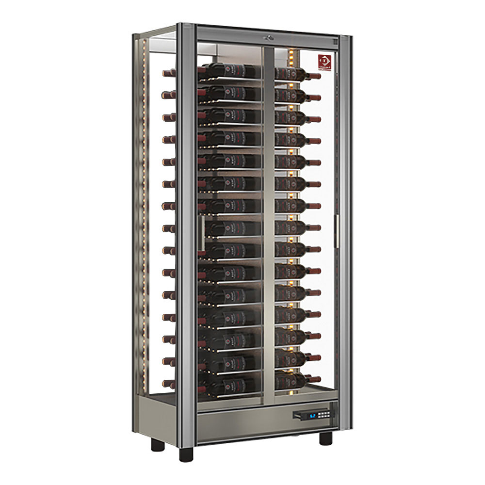 Diamond WINE / MULTI T° Weinkühlvitrine Lt. 530 - durchgehend - anpassbar