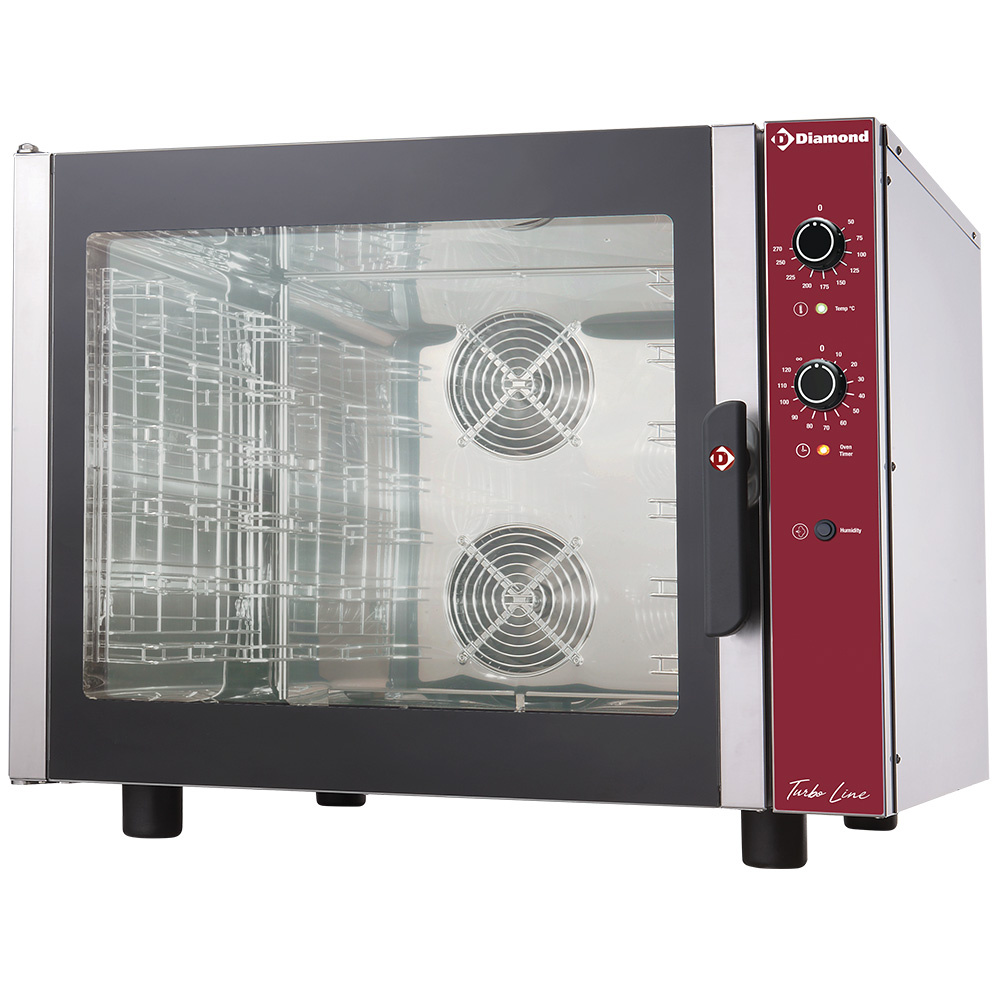 Diamond Konvektionsöfen Elektro-Konvektionsofen 6x GN 1/1 + manueller Befeuchter