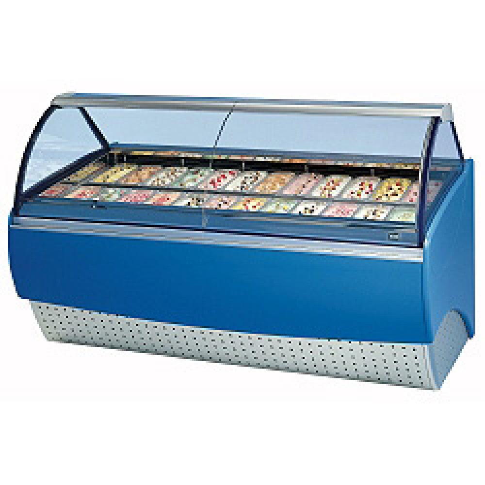 Diamond Eiscreme-Theken Speiseeisvitrine für 12 Behälter