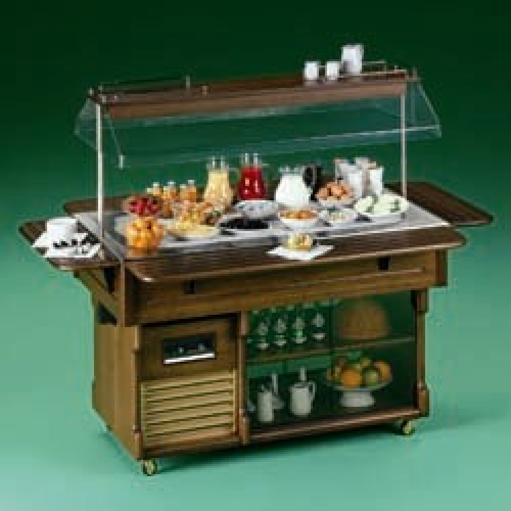 Diamond Buffets Buffet mit Kühlplatte 4 GN 1/1