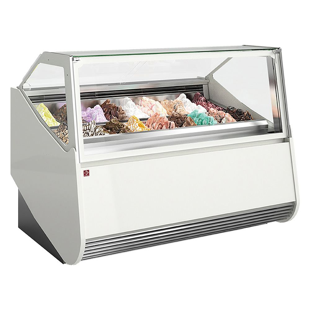 Diamond Eiscreme-Theken Eistheke mit 18 Edelstahlbehältern (360x165)