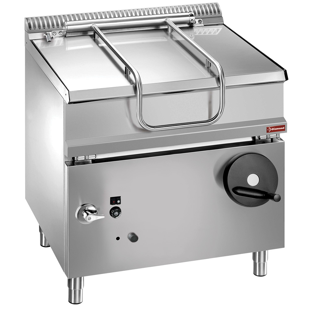 Diamond Kochserie OPTIMA 700 Gas-Kippbratpfanne, Edelstahlbecken, 60 Liter