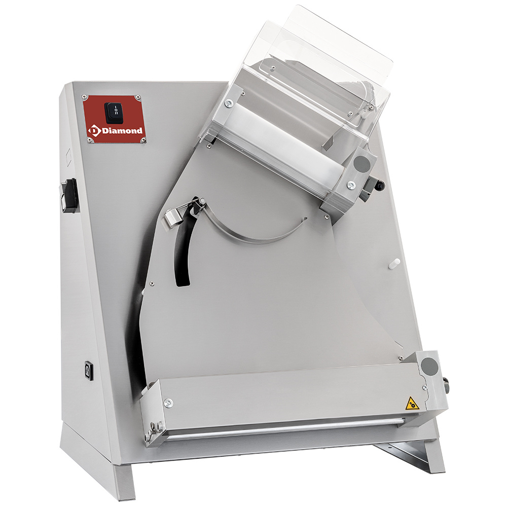Diamond ELECTRIC Teigausrollmaschine aus Edelstahl Ø 420 mm, 2 Rollen
