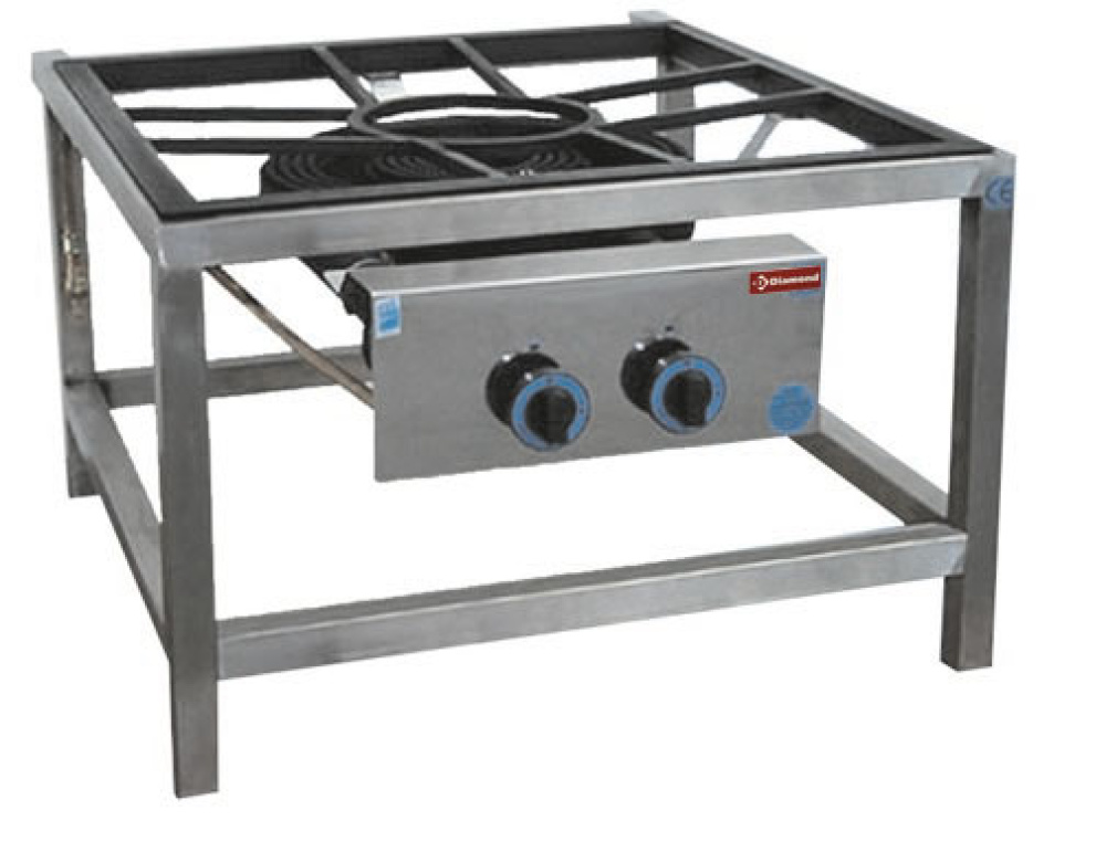 Diamond GAS Gas-Tischgerät Paella, Durchm. 450, 27kW,AUF UNTERBAU