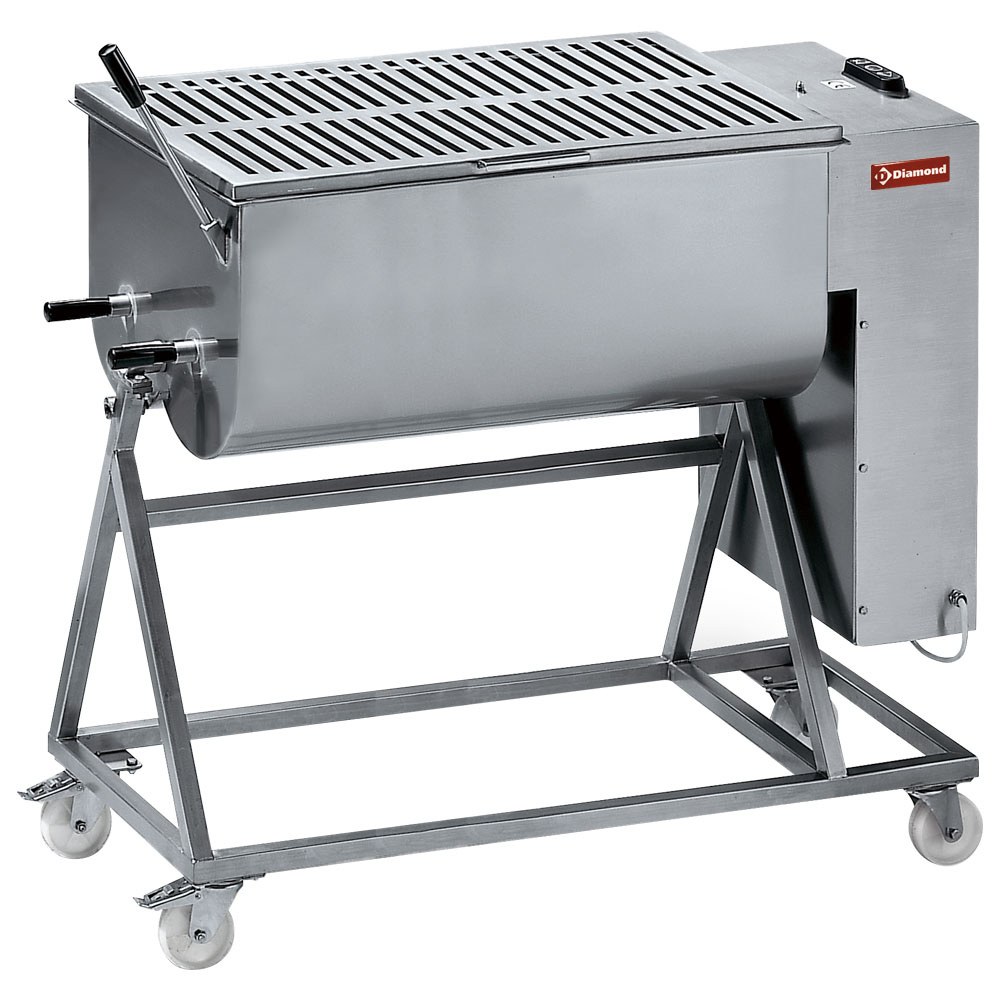 Diamond Fleischmixmaschine Edelstahl Fleischmixmaschine 120 kg, Stand mit Rädern