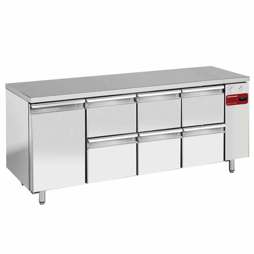 Diamond 700 MM / GN 1/1 Kühltisch bestehend aus :