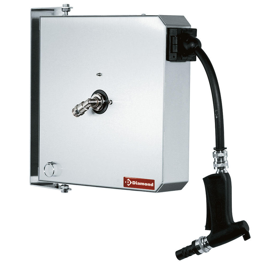 Diamond Postes de Nettoyage Schlauchbrause, Automatisches Aufrollsystem 6m.