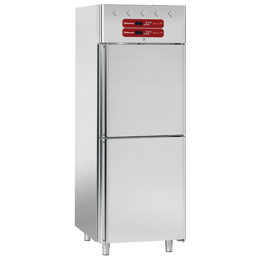 Diamond 700 Lt / GN 2/1 / FISH (Fisch-) Kühlschrank 2x350 Liter, 2x 1/2 Türen GN 2/1 & 1/1