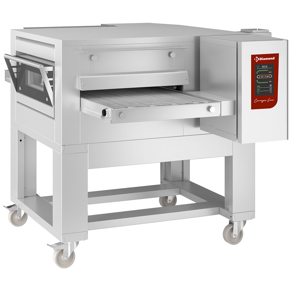 Diamond Durchlaufoefen Gas Kettenbandofen Umluft 500 mm - TOUCH SCREEN
