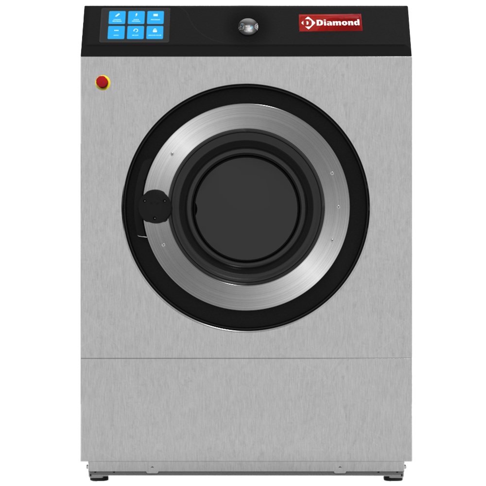 Diamond 14 Kg - ELECTRIC Hochtourige Waschschleudermaschine 14 kg "Inox"
