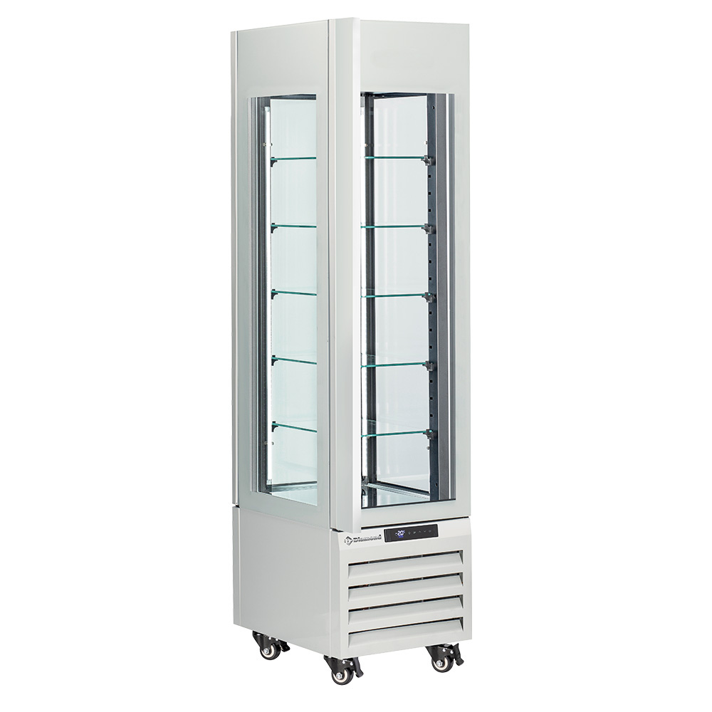 Diamond 260 Lt / PATRY-ICE CREAM Volle Vitrine 260 Lt., 5 Glasstufen, belüftet -ICE CREAM & PASTRY - WEISS