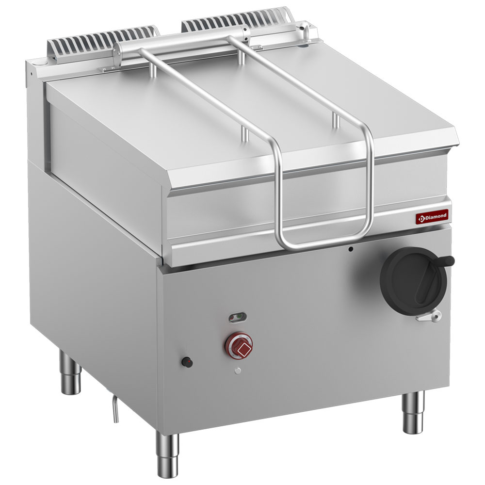 Diamond GAS Gasbetriebene Sautépfannen, schwenkbar, Beck aus Edelstahl 80 Lit. auf Möbel