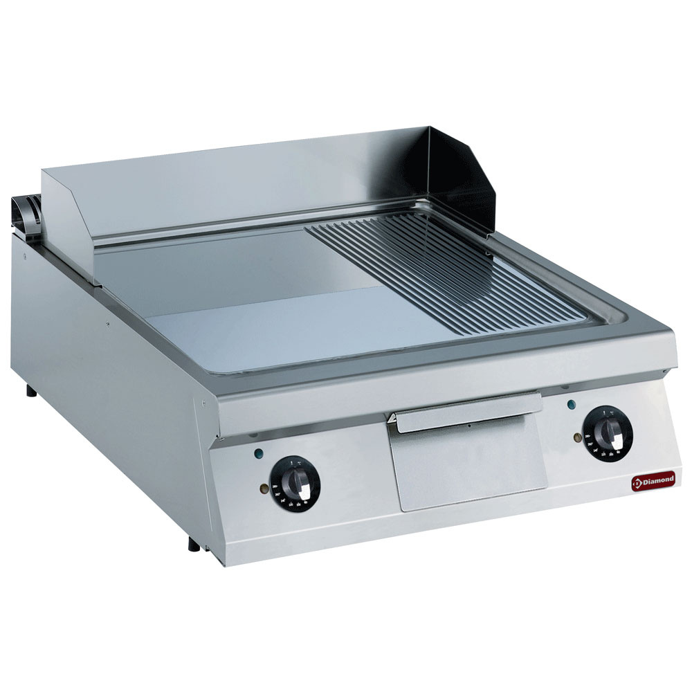 Diamond Kochserie 900+ Elektro Grillplatte 2/3 glatt und 1/3 gerillt -TOP-