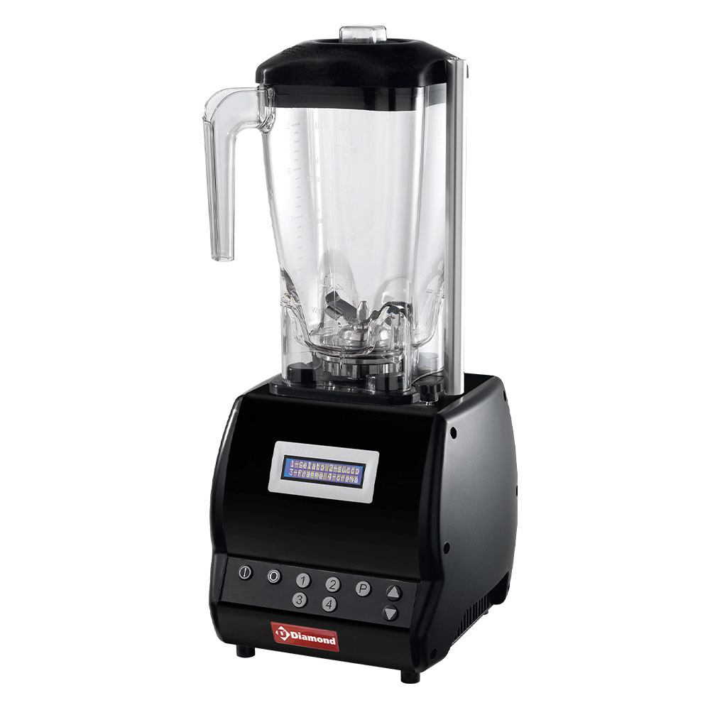 Diamond Mischer Professionelle Mixer , quadratische Glas 2 Liter, Geschwindigkeitsregler, programmierbar