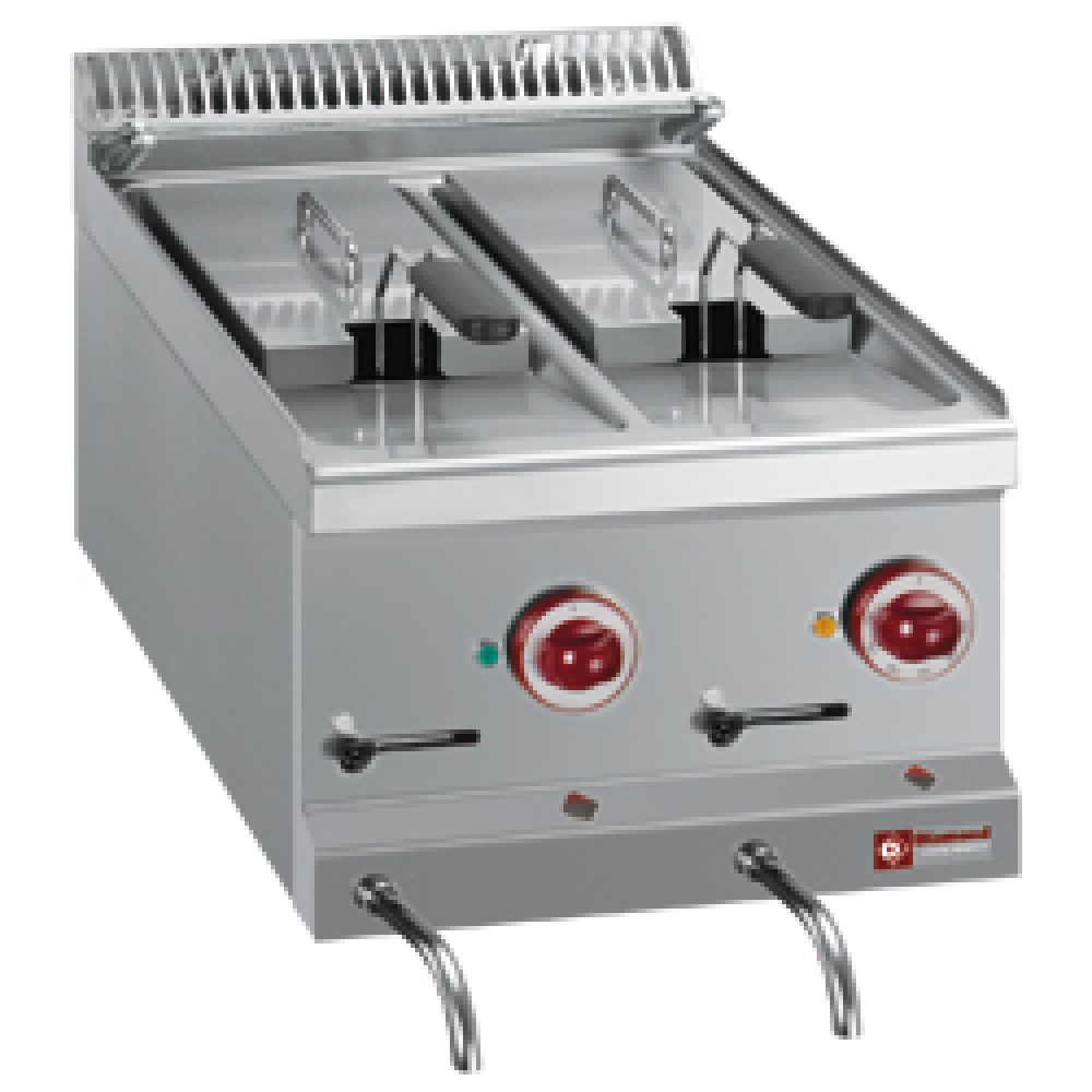 Diamond Kochserie OPTIMA 700 Elektro Friteuse 2 Becken je 6 Liter -Top-