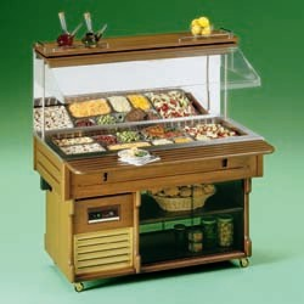 Diamond Buffets / Salad Theken Wandkühlbuffet Kapazität 4 GN 1/1