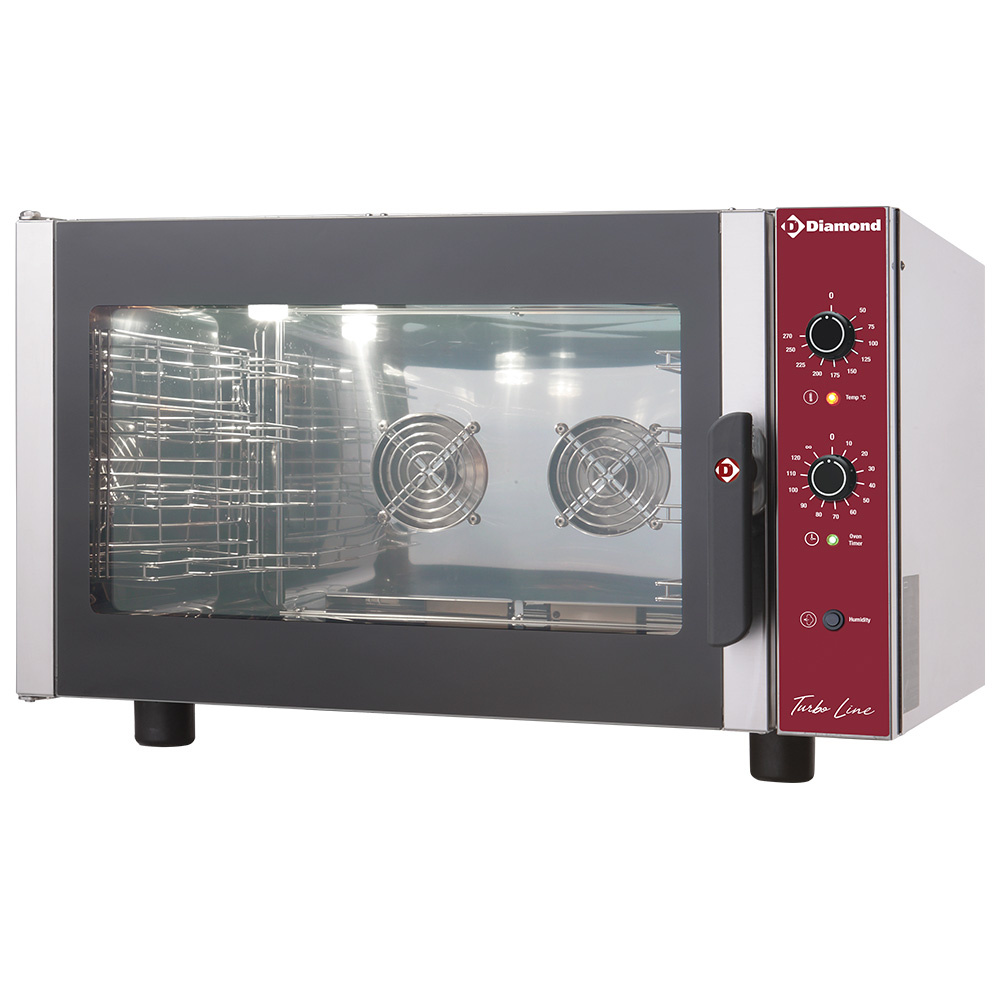 Diamond 4x GN 1/1 - ELECTRIC Elektro-Konvektionsofen 4x GN 1/1 + manueller Befeuchter (230/1N)