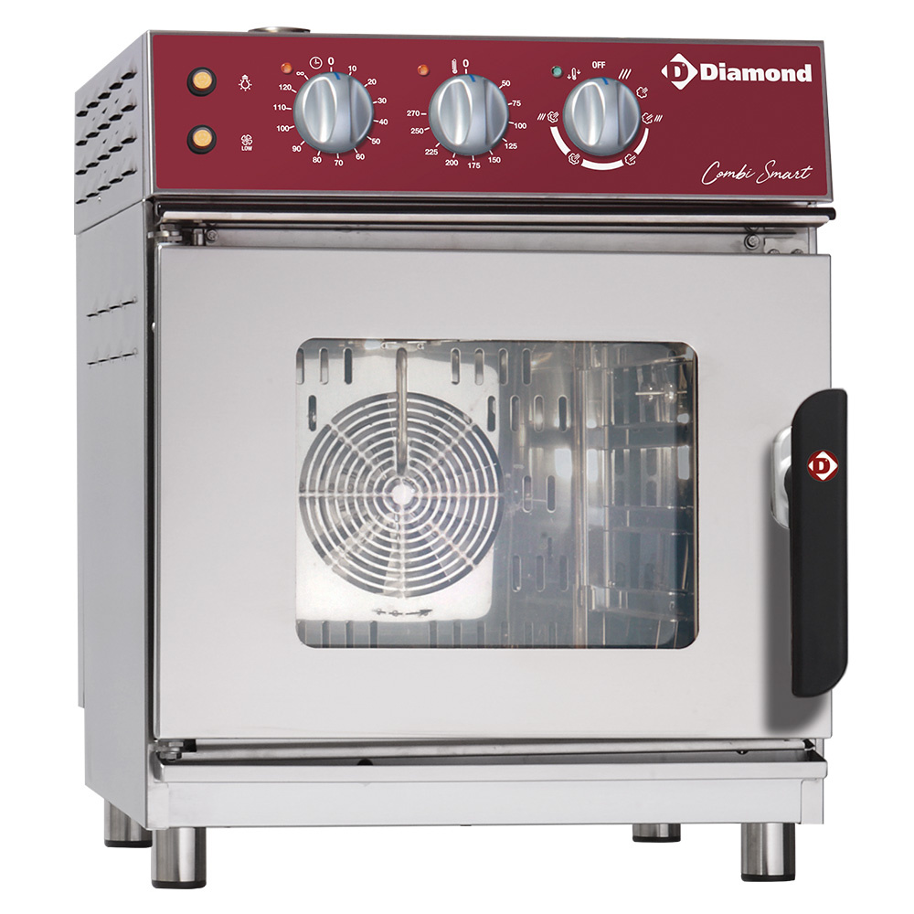 Elektroofen Dampf/Konvektion 4x GN2/3 mechanisch