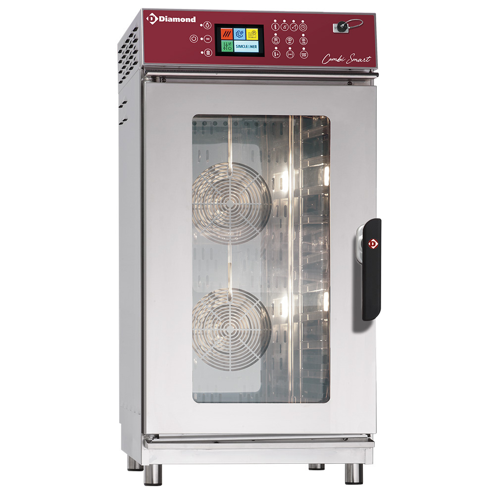 Elektro Ofen Dampf/Konvektion 11x GN1/1 Touch Screen + Auto-Cleaning
