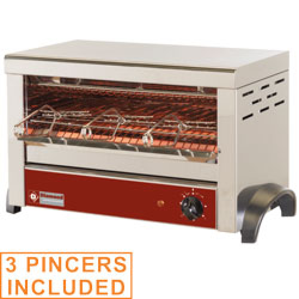 Diamond ELECTRIC Quarzröhren Toaster mit 3 Zangen