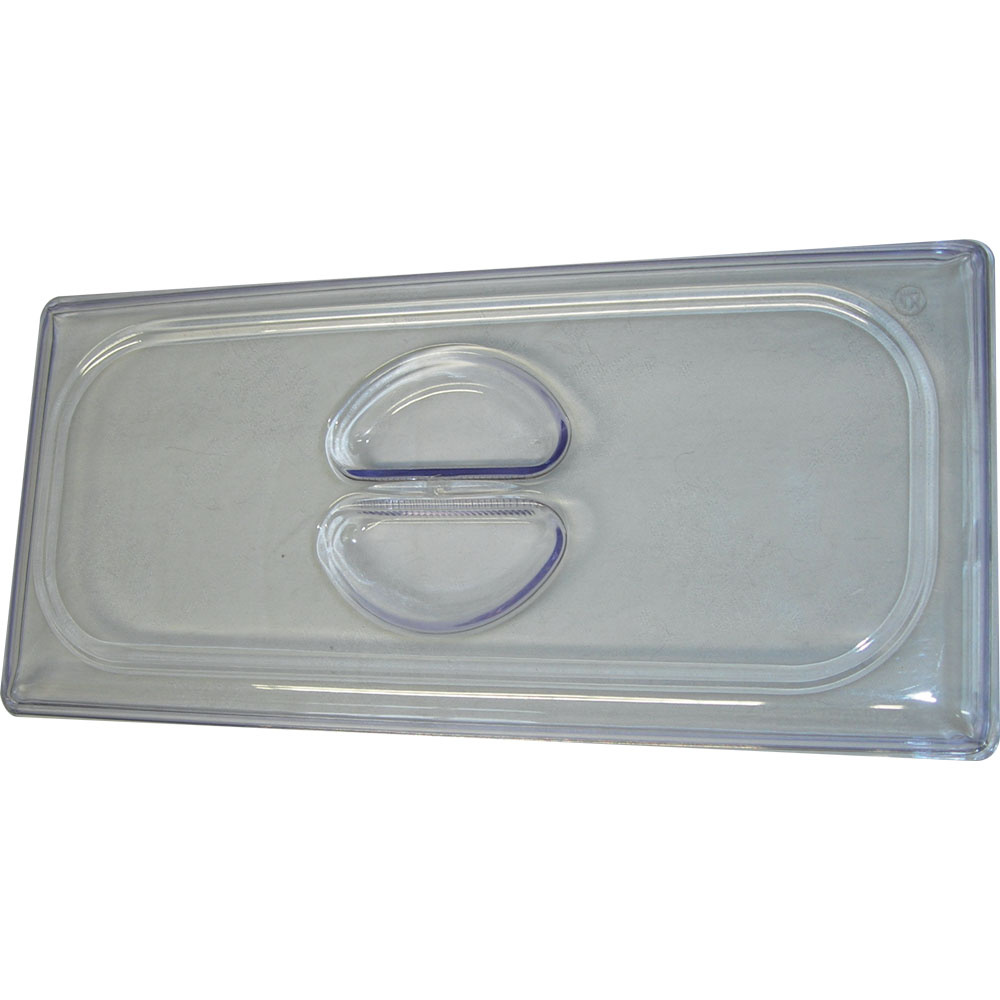 Diamond Edelstahl-Behaelter fuer Eiscreme Plexiglasdeckel