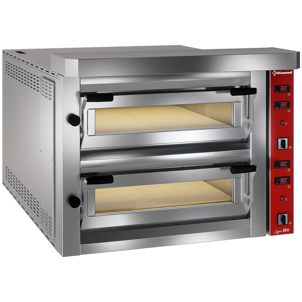 Diamond Pizzaoefen Elektro Pizzaofen, 2x 6 Pizzen