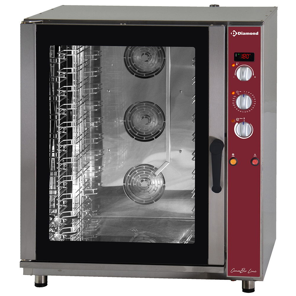 Diamond Baeckereioefen Elektrischer Konvektionsofen 11x EN(GN) mit automatischer Befeuchtung
