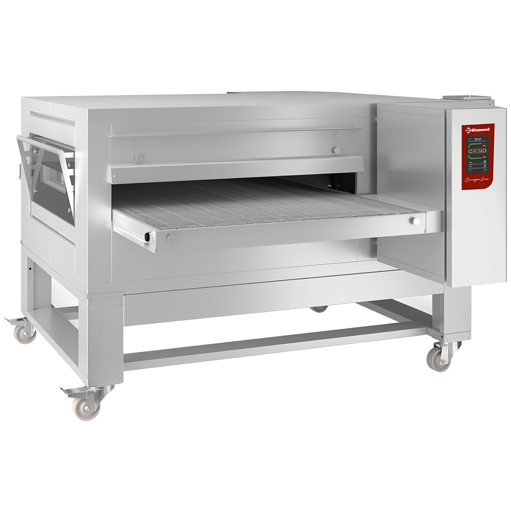 Diamond Durchlaufoefen Gas Kettenbandofen Umluft 1000 mm - TOUCH SCREEN