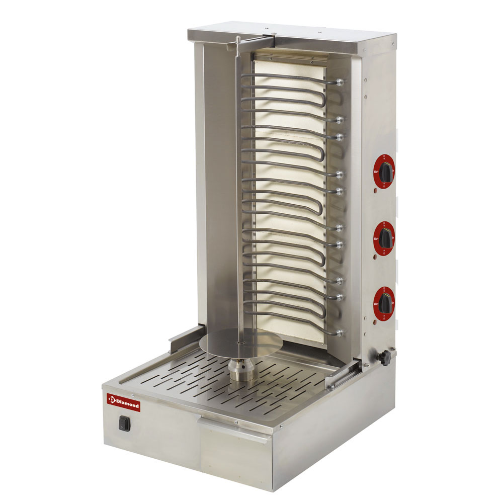 Diamond Gyros Kebab Geraet Elektro Gyrosgrill 55 kg