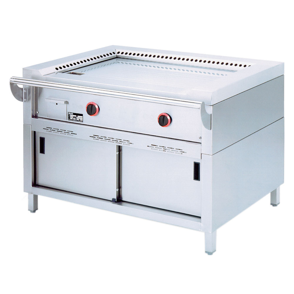Diamond Teppanyaki Gas "Teppanyaki" Platte, 2 Zonen (2x 7 kW), Unterschrank